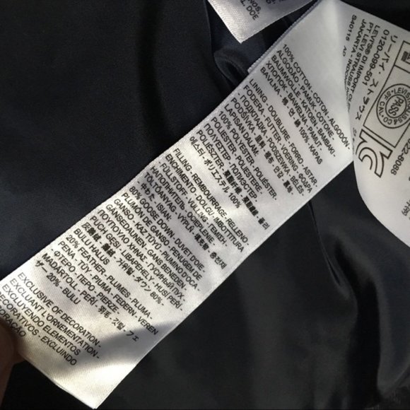 Levi’s IndigoDenim Trucker feather/down jacket S:S - Picture 5 of 6